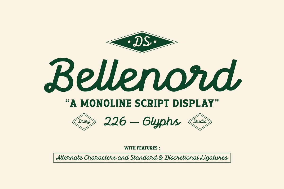 폰트 Bellenord