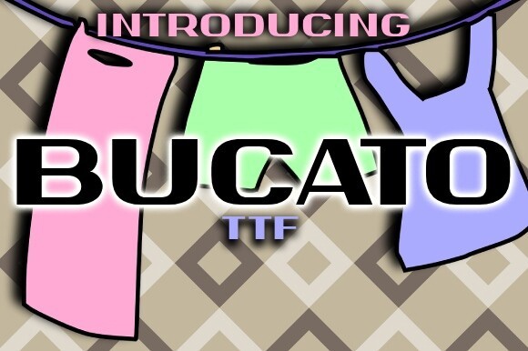폰트 Bucato