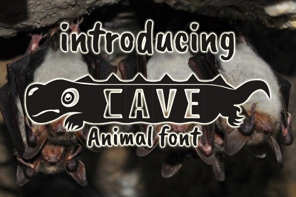 폰트 Cave
