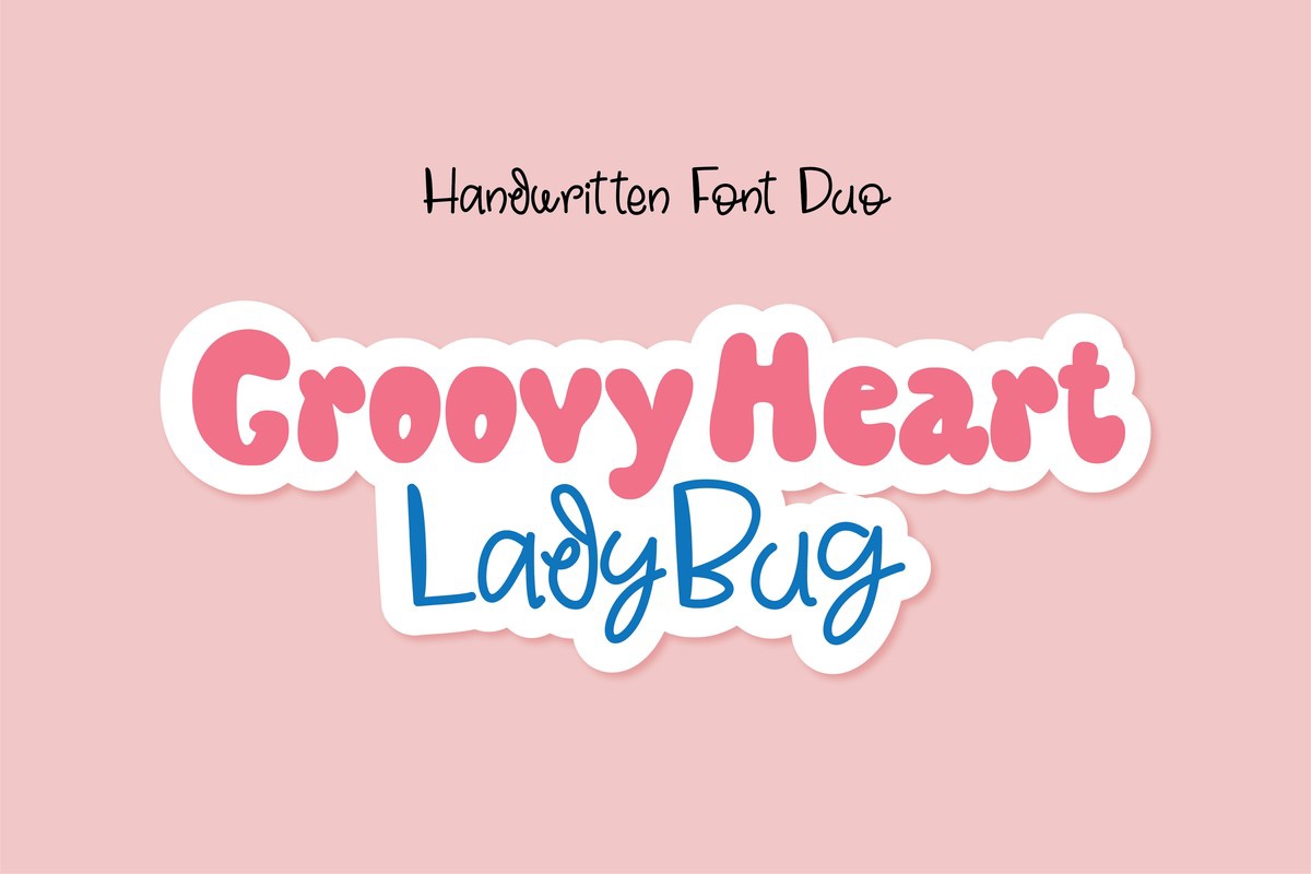 폰트 Groovy Heart Ladybug