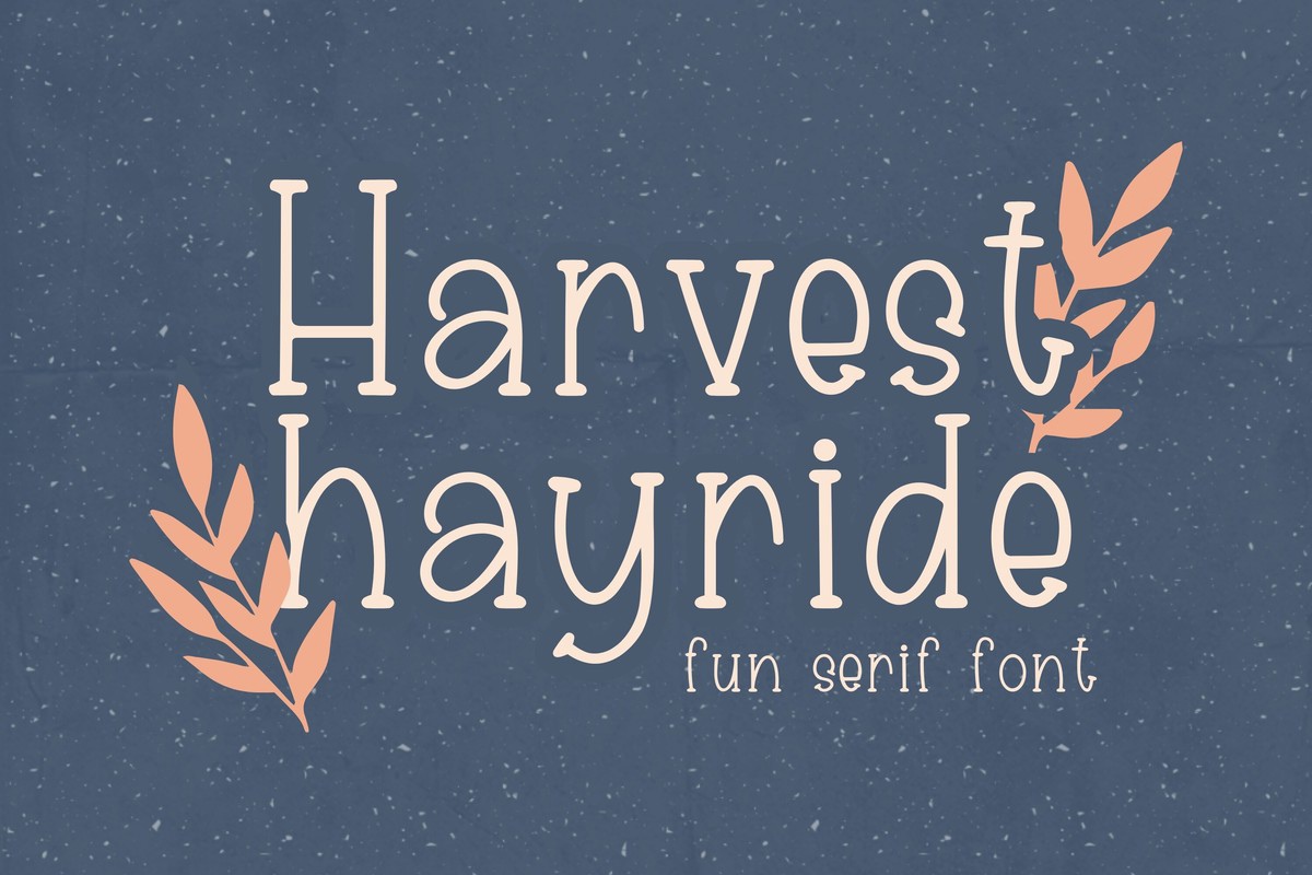 폰트 Harvest Hayride