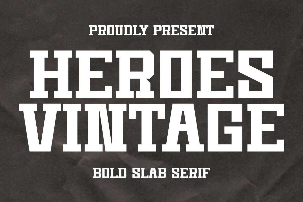 폰트 Heroes Vintage