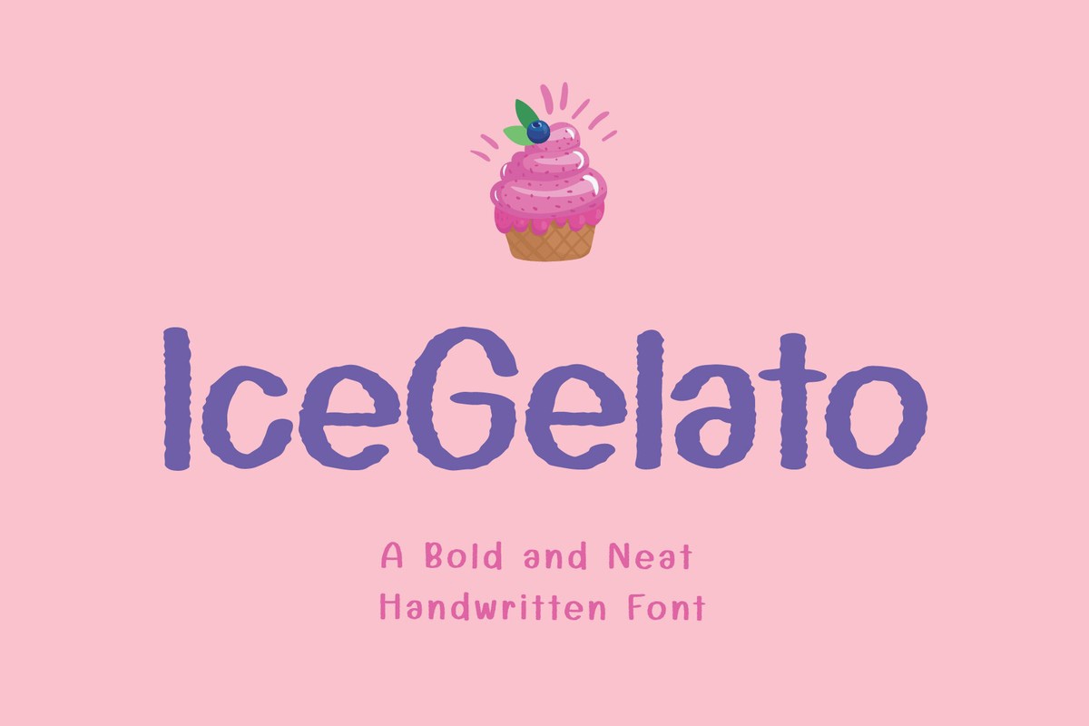폰트 IceGelato