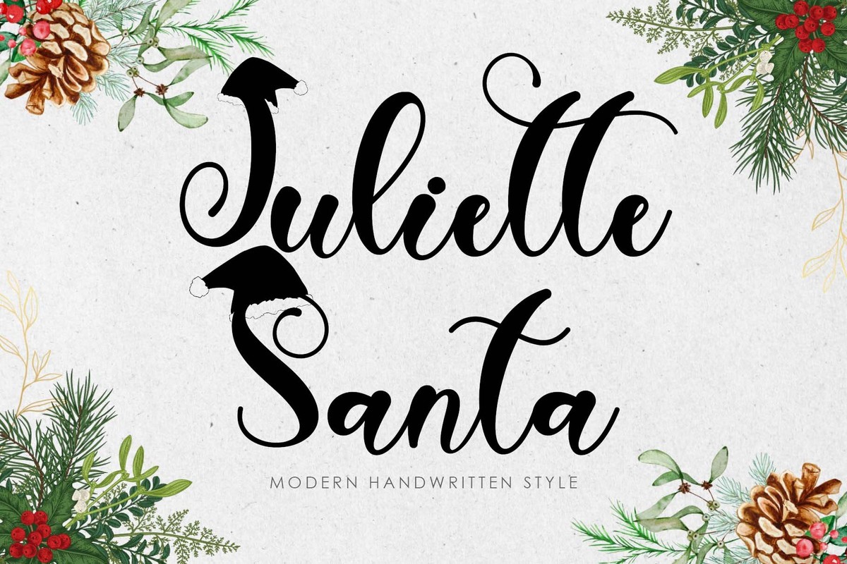 폰트 Juliette Santa