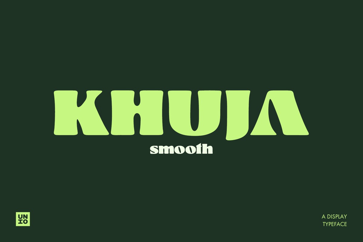 폰트 Khuja Smooth
