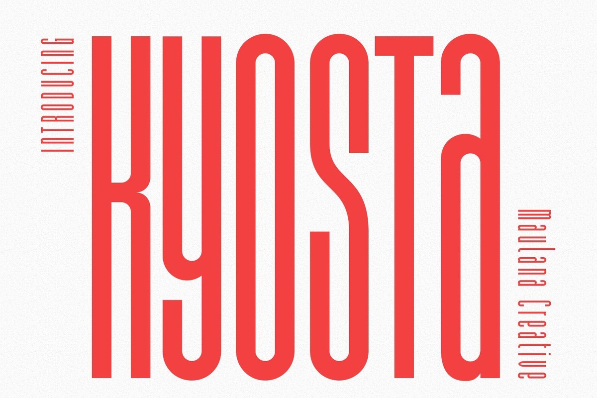 폰트 Kyosta Compressed