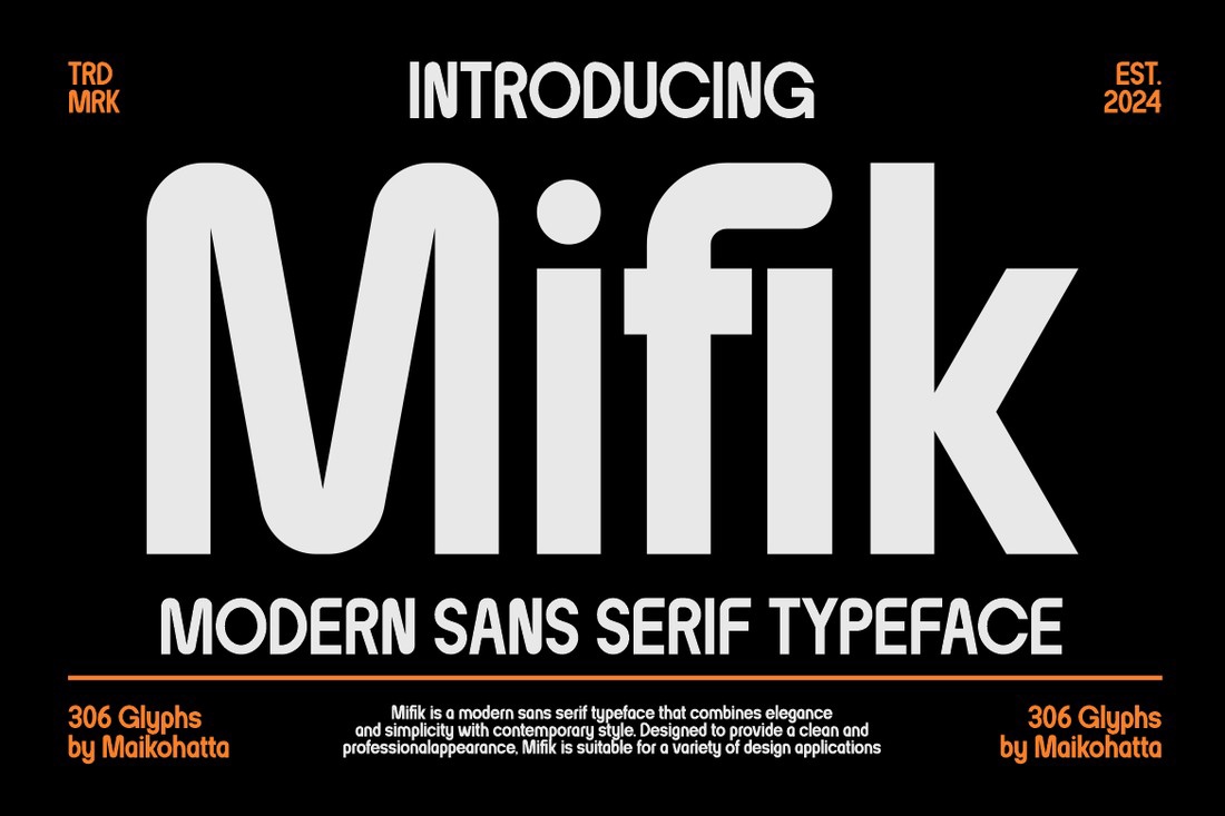 폰트 Mifik