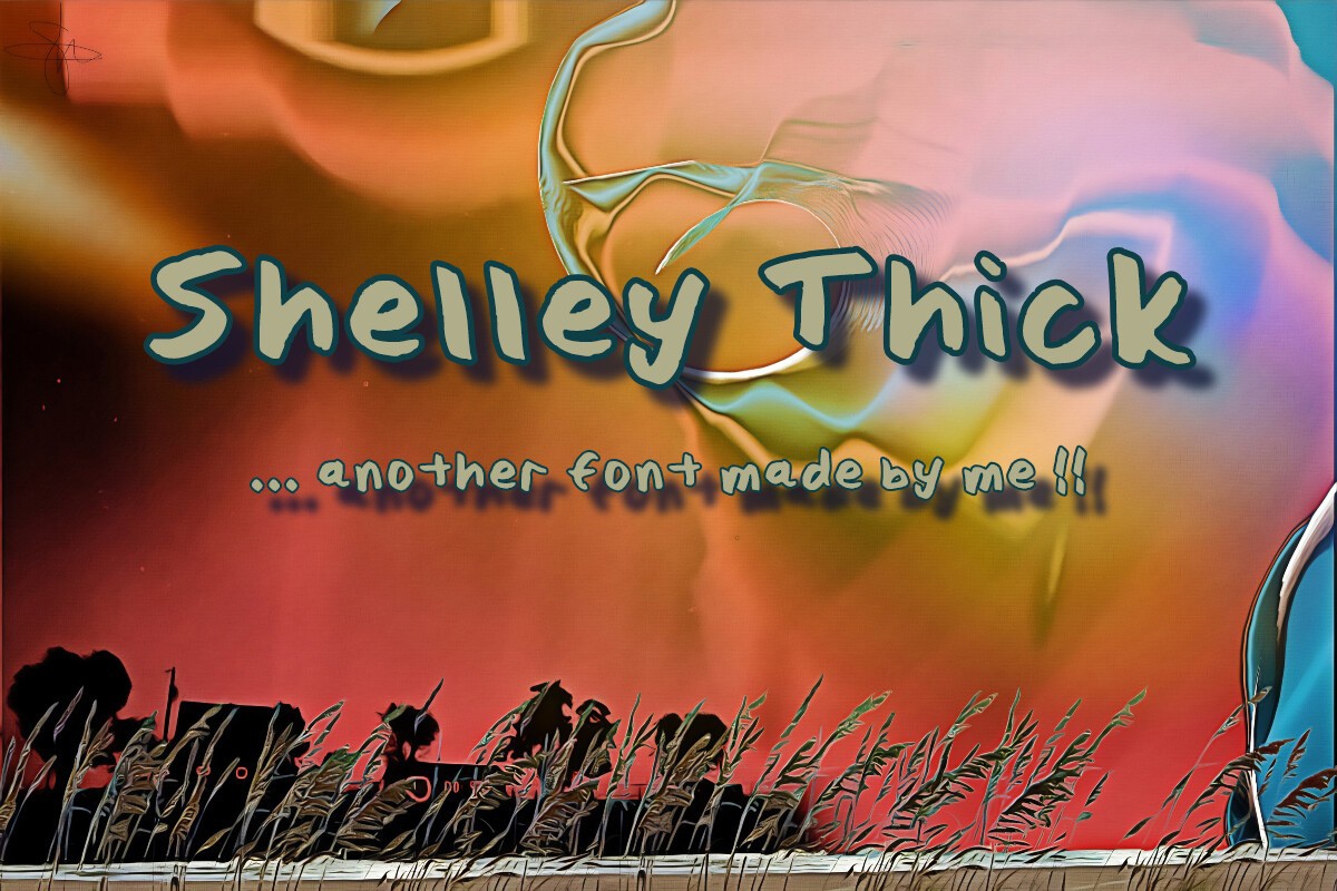 폰트 Shelley Thick