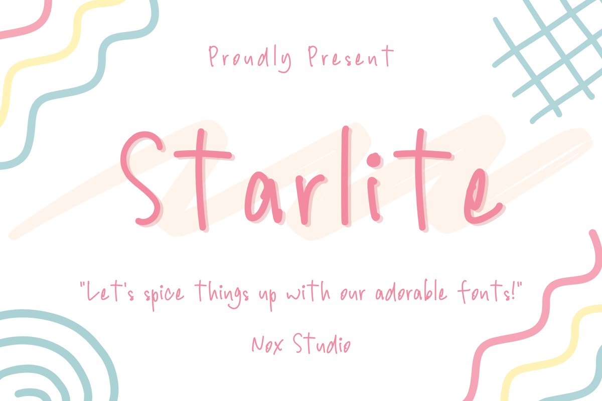 폰트 Starlite