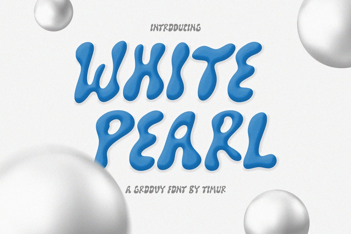 폰트 White Pearl