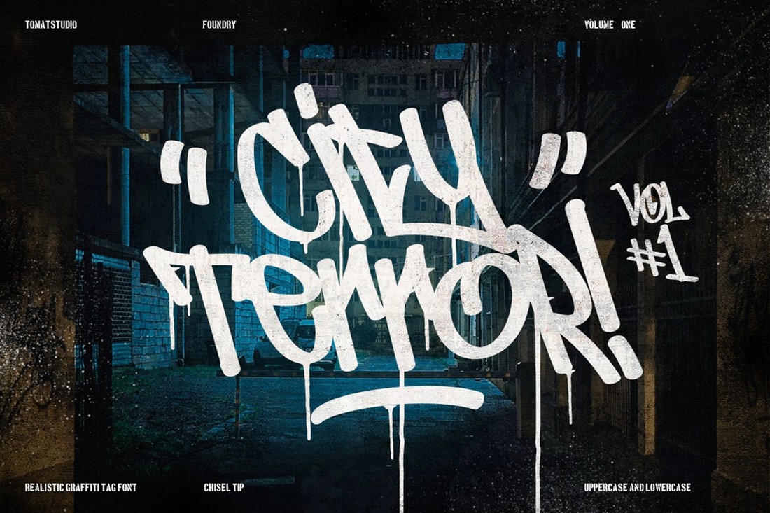 폰트 City Terror Vol 1