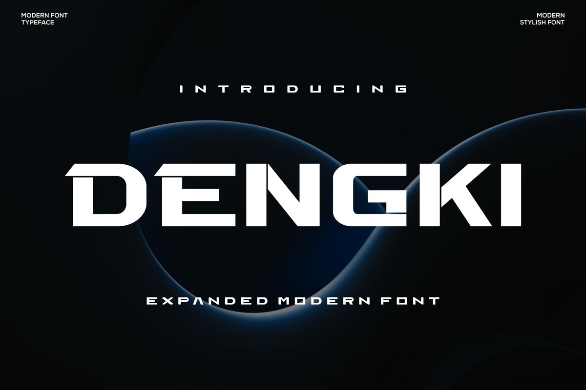 폰트 Dengki