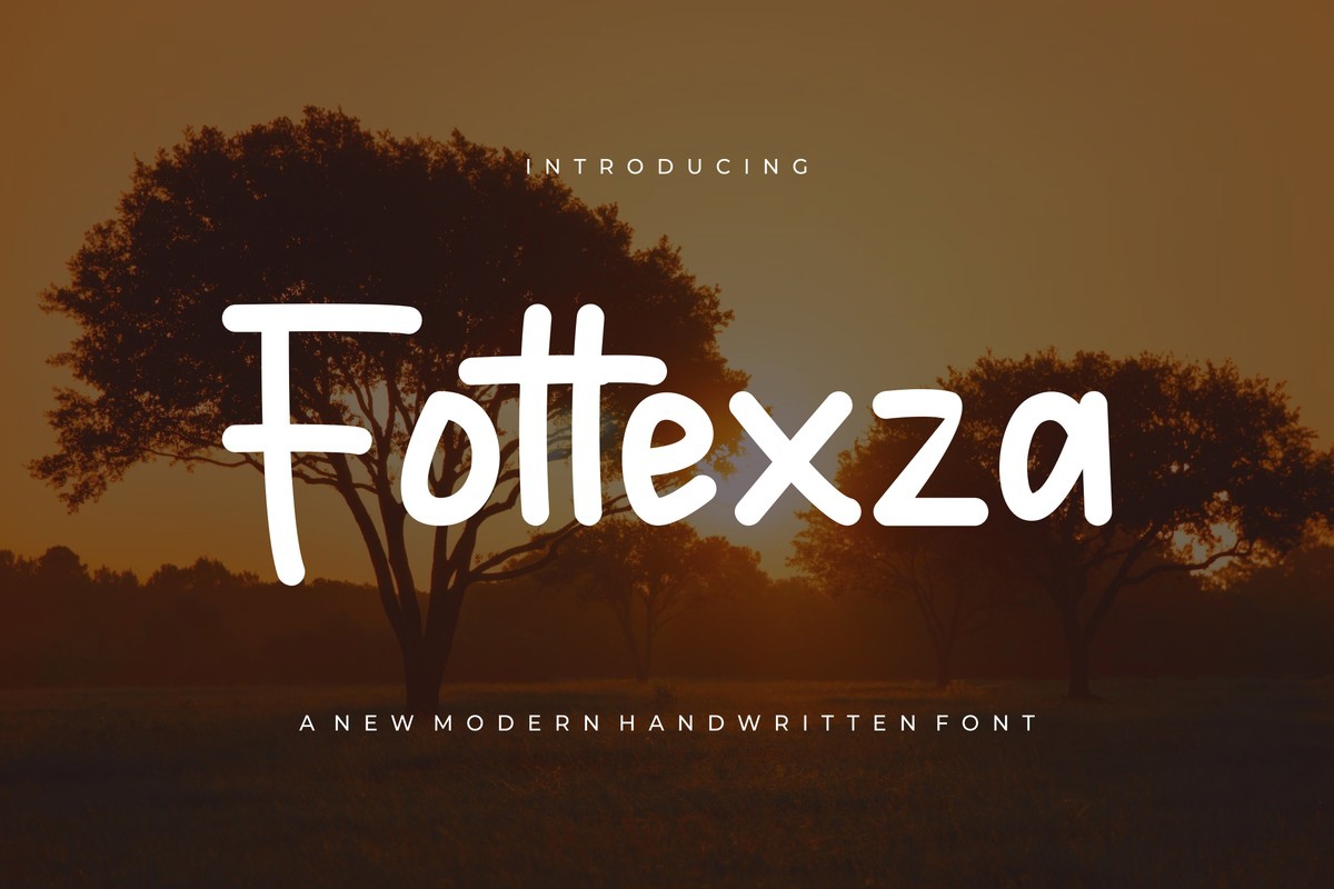 폰트 Fottexza