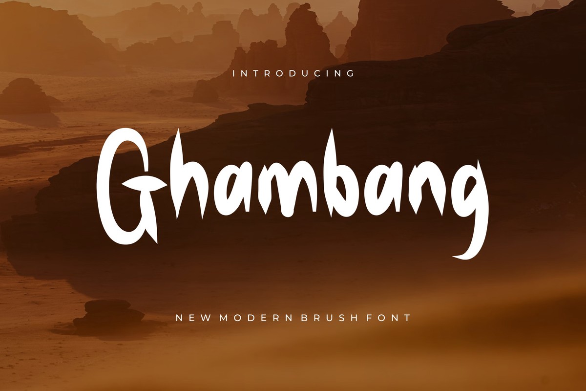 폰트 Ghambang