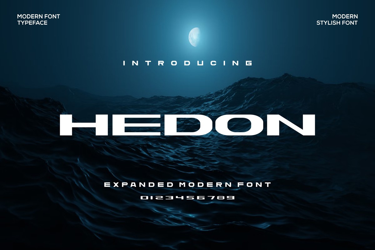 폰트 Hedon