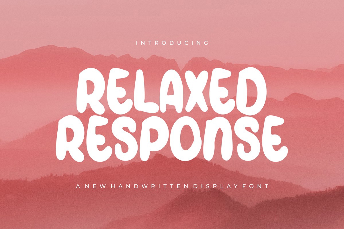 폰트 Relaxed Response