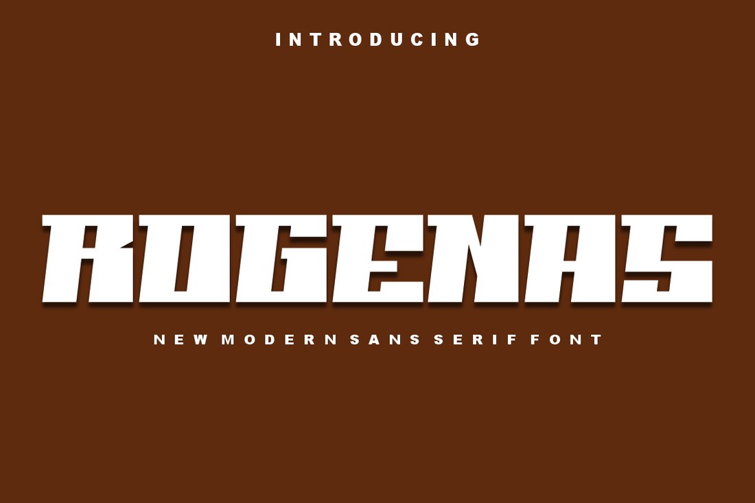 폰트 Rogenas
