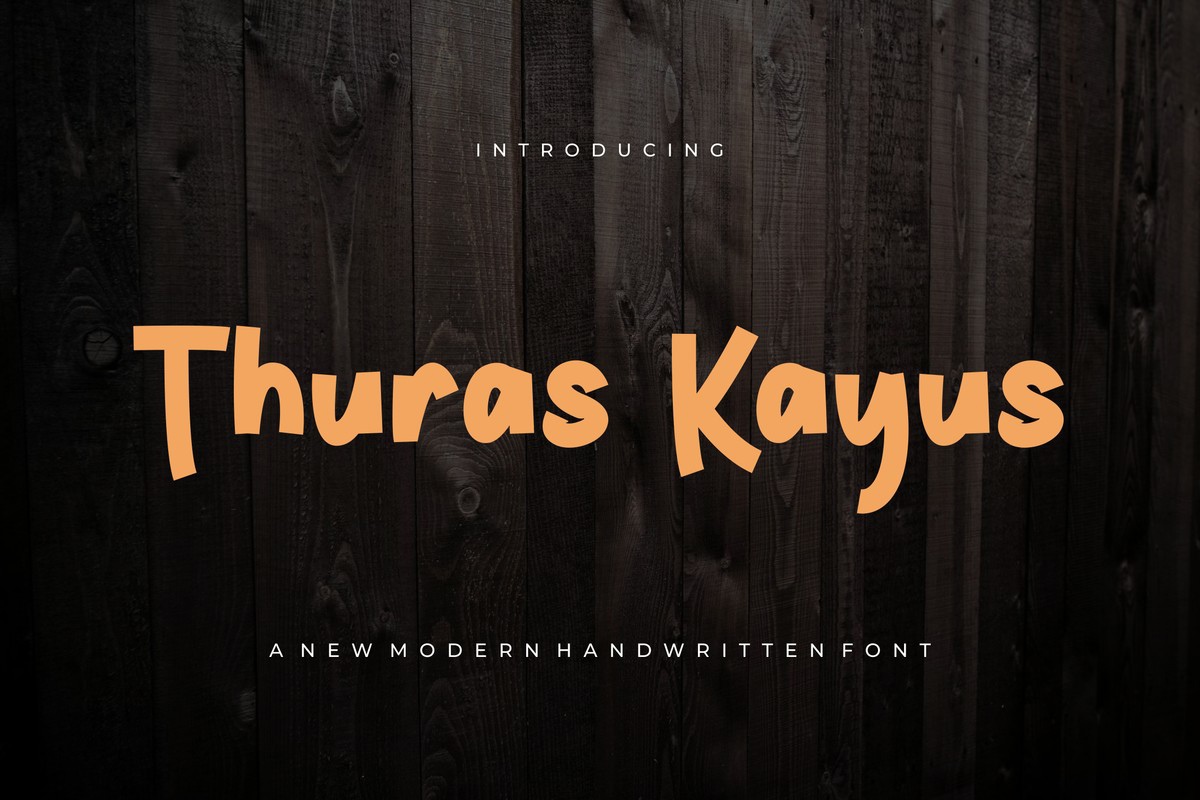 폰트 Thuras Kayus