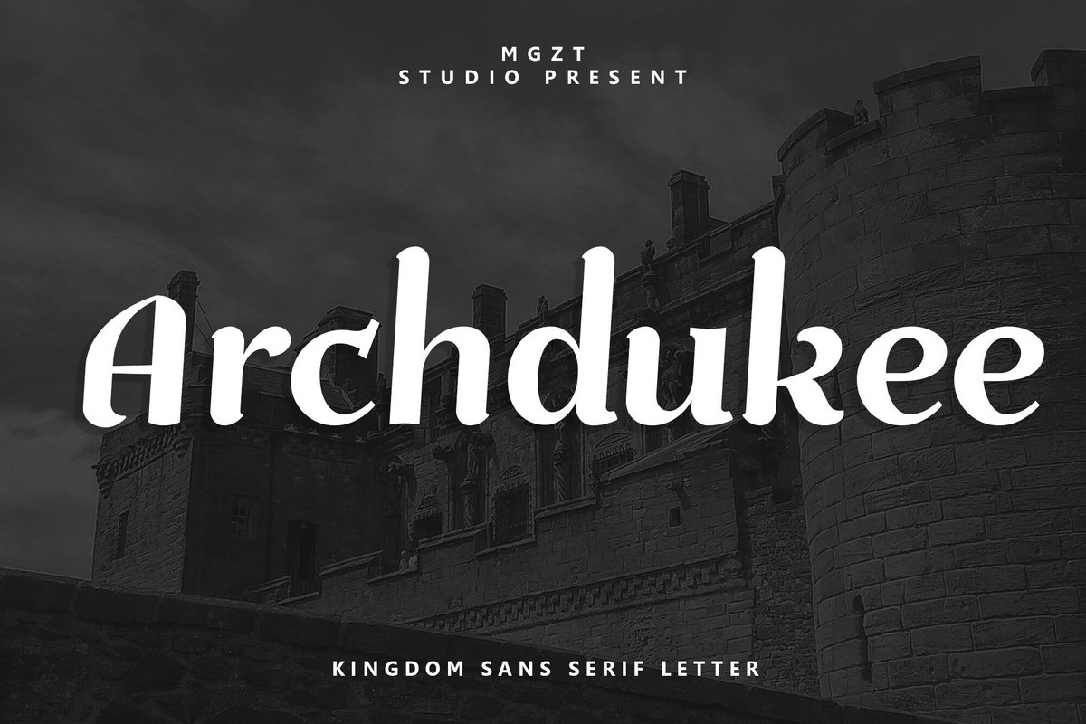 폰트 Archdukee