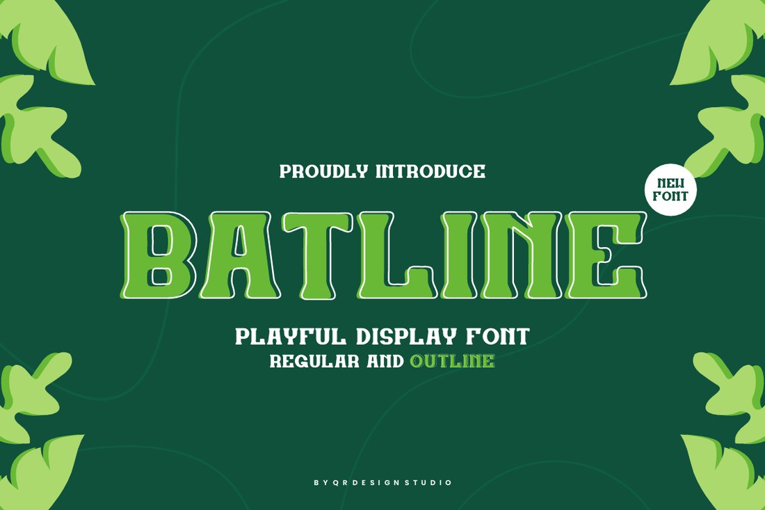 폰트 Batline