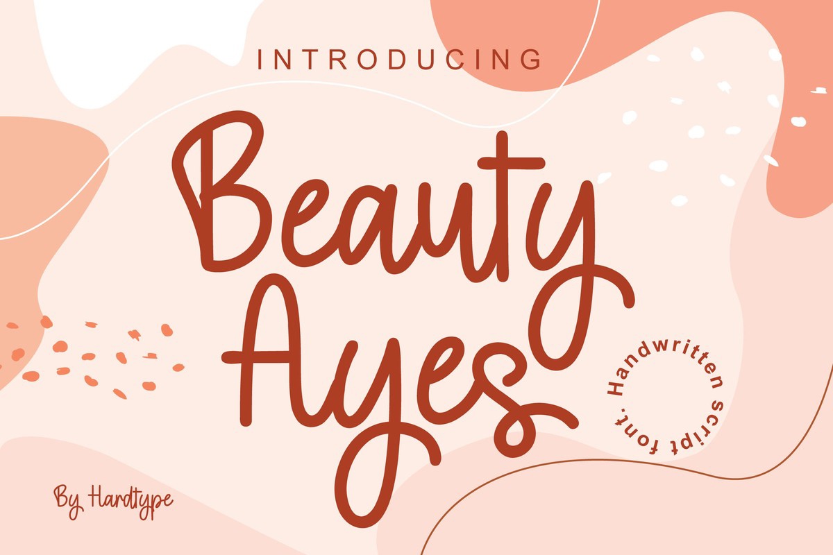 폰트 Beauty Ayes