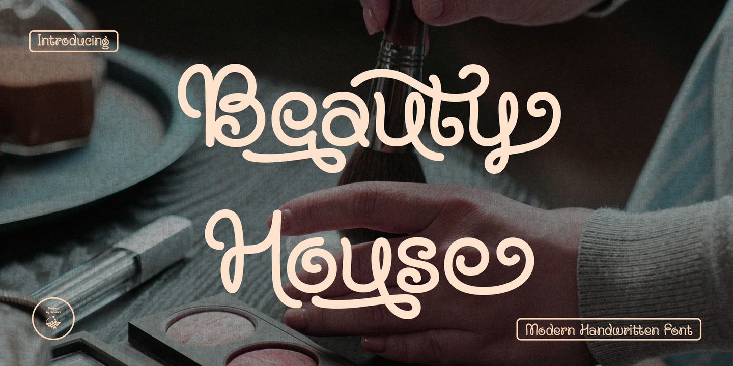폰트 Beauty House