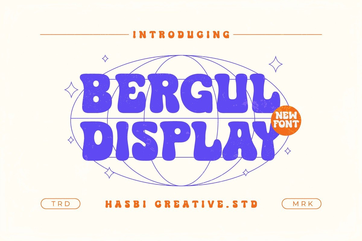 폰트 Bergul Display