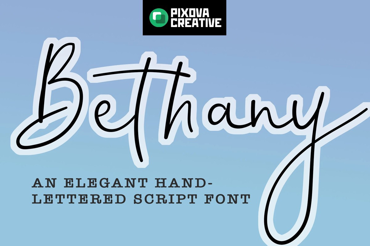 폰트 Bethany