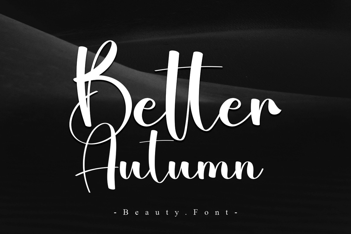 폰트 Better Autumn