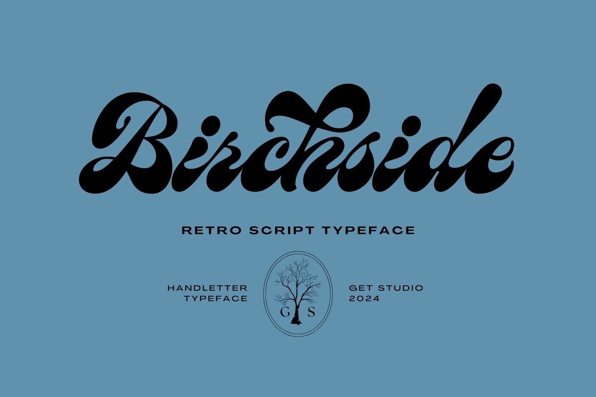 폰트 Birchside Typeface
