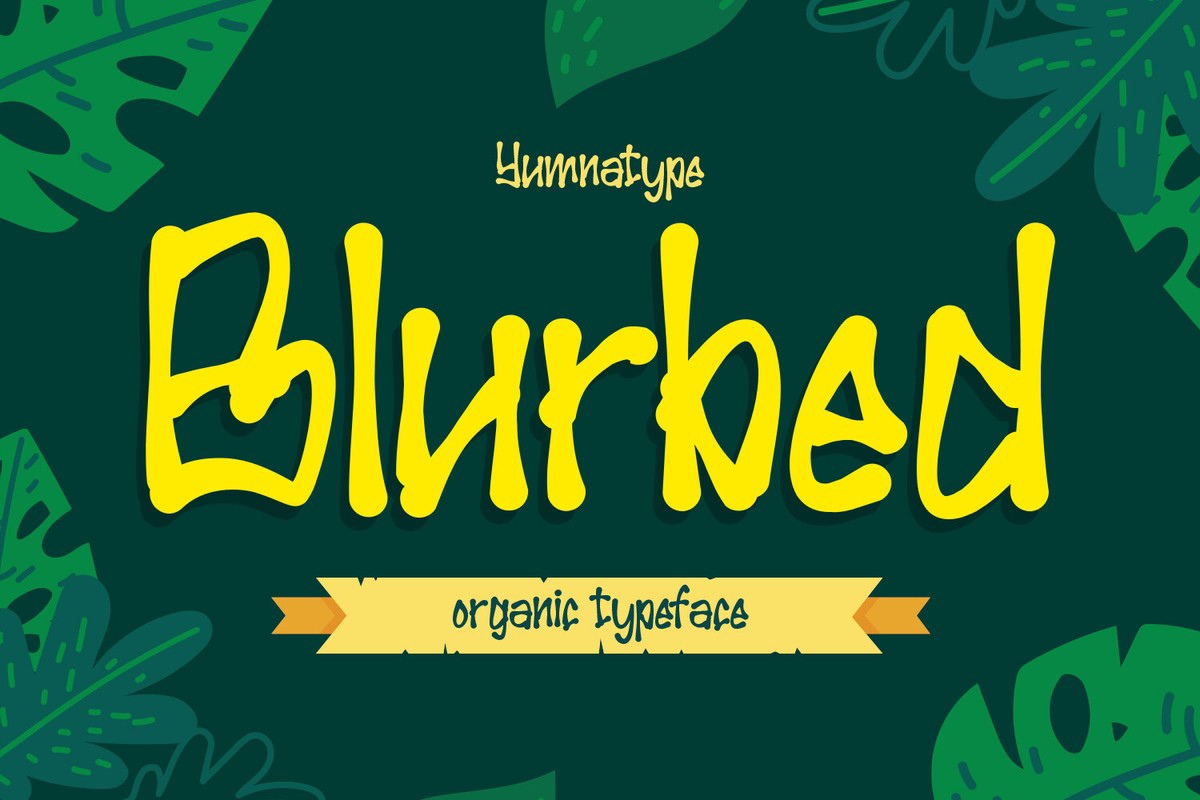폰트 Blurbed