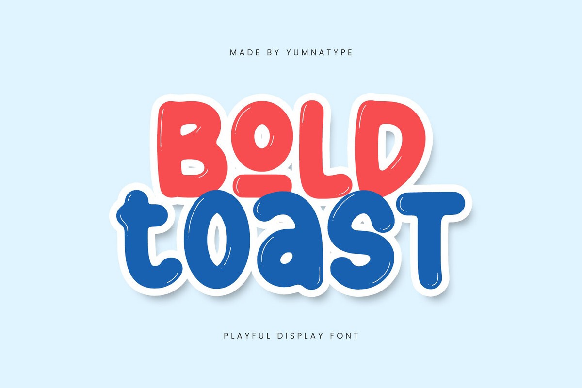 폰트 Bold Toast