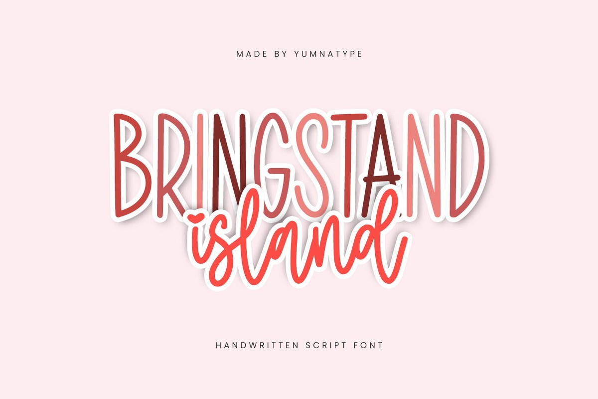폰트 Bringstand Island