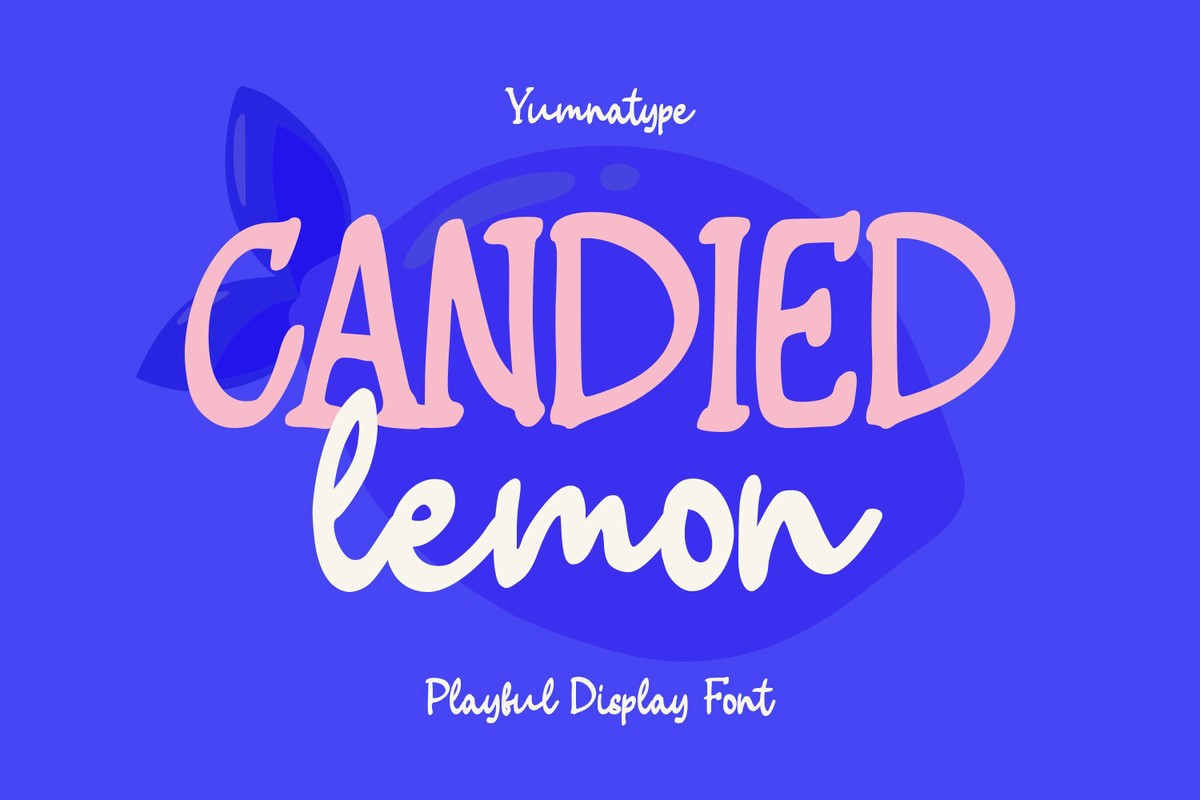 폰트 Candied Lemon