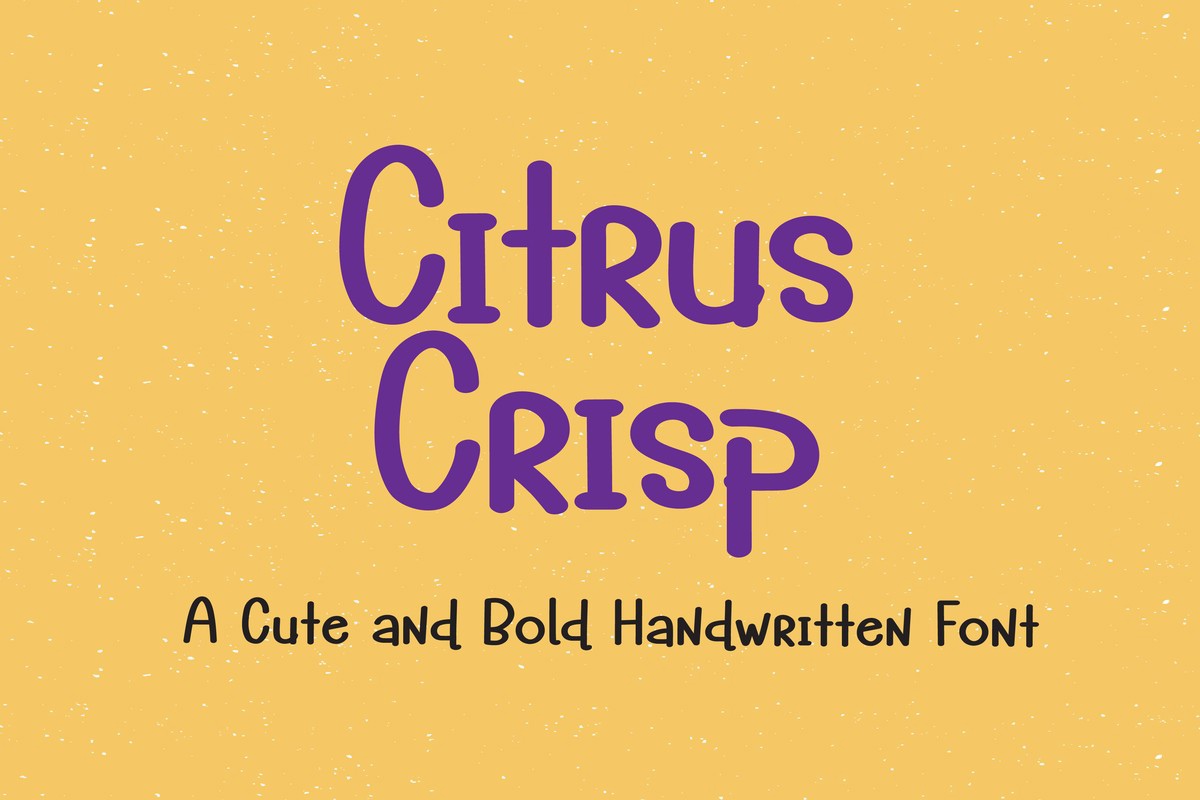 폰트 Citrus Crisp