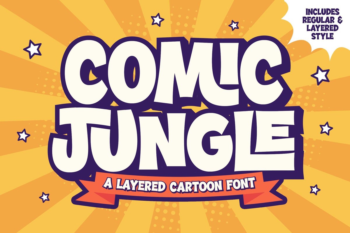 폰트 Comic Jungle