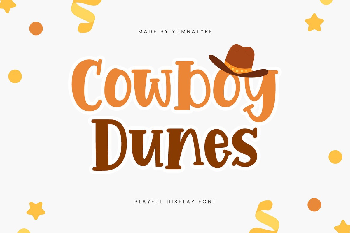 폰트 Cowboy Dunes