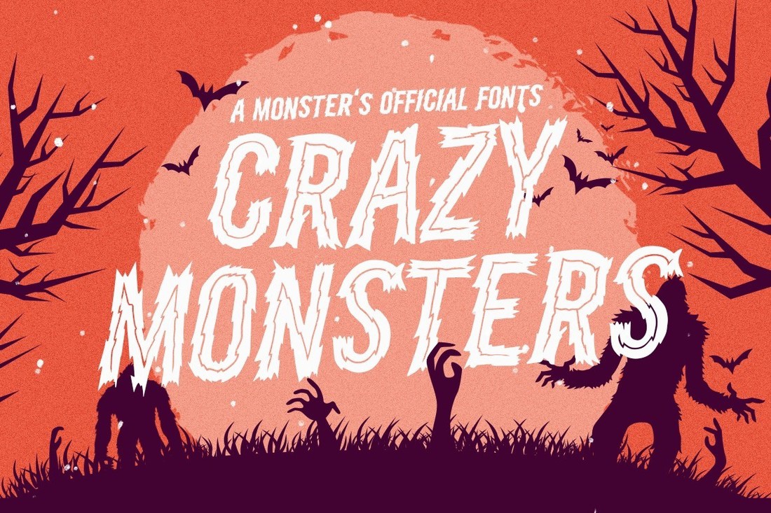 폰트 Crazy Monsters