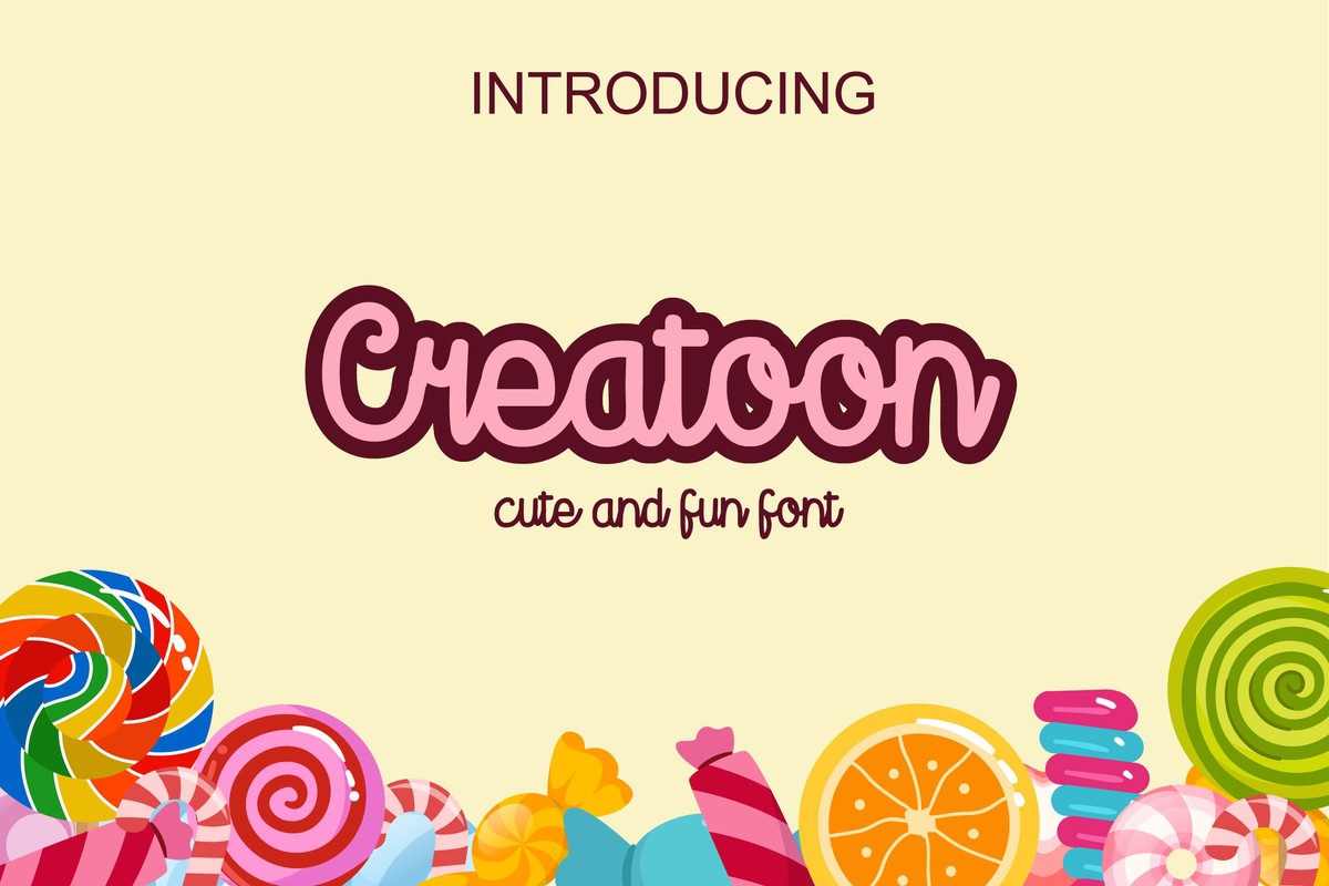 폰트 Creatoon