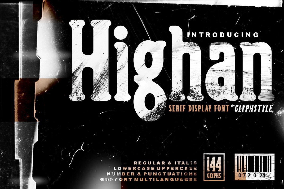 폰트 Highan