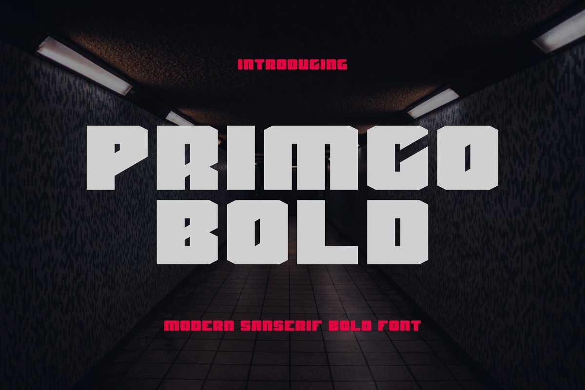 폰트 Primco Bold
