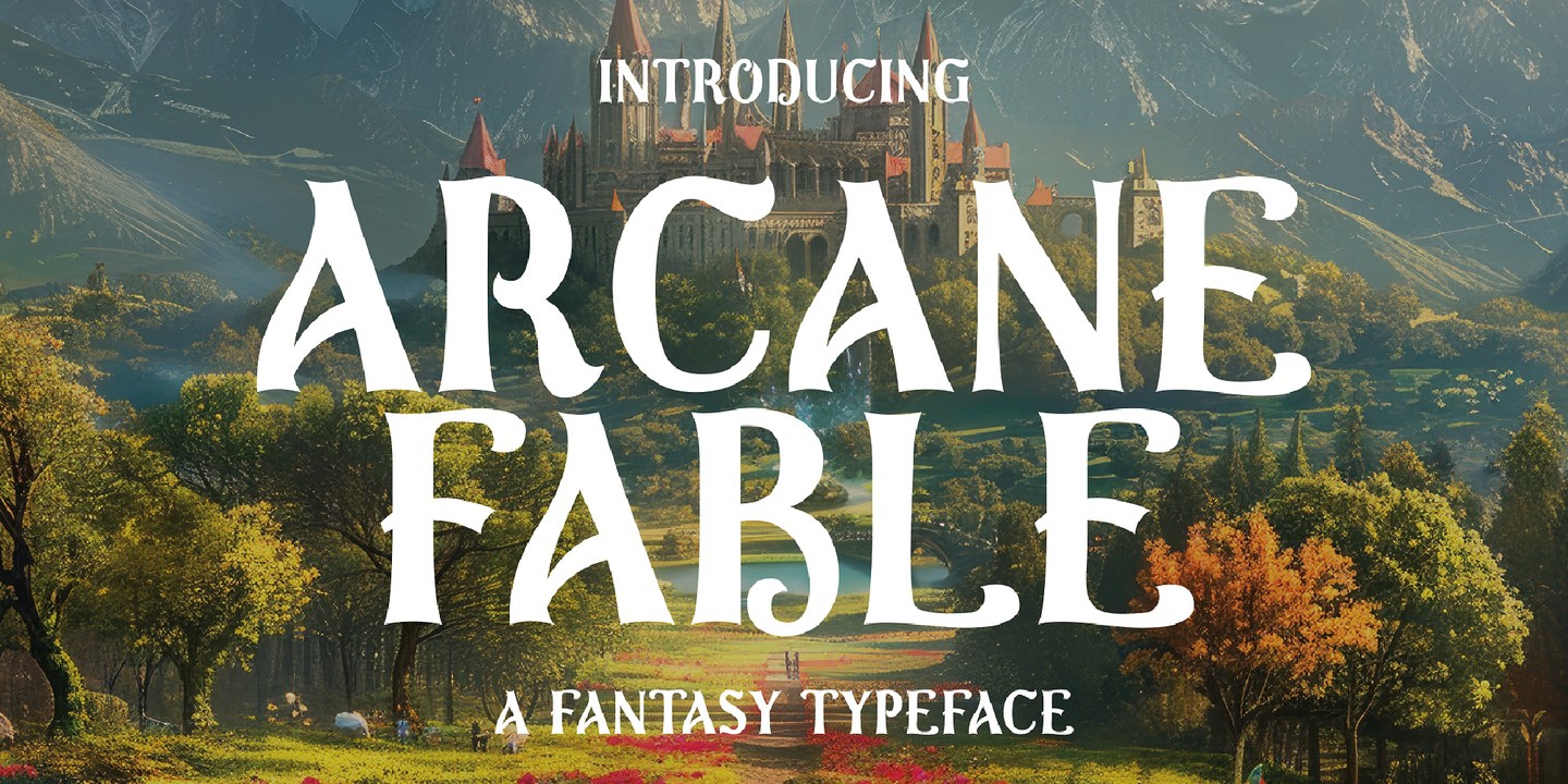 폰트 Arcane Fable
