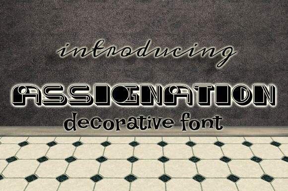 폰트 Assignation