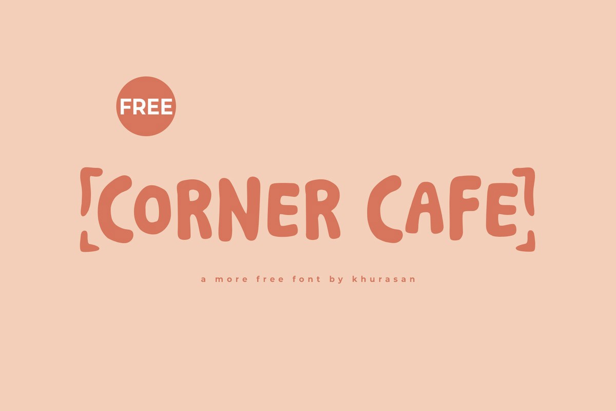 폰트 Corner Cafe