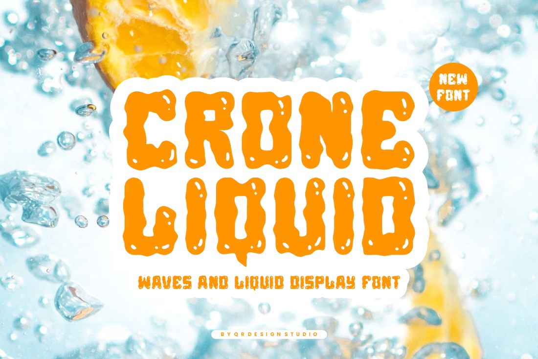 폰트 Crone Liquid