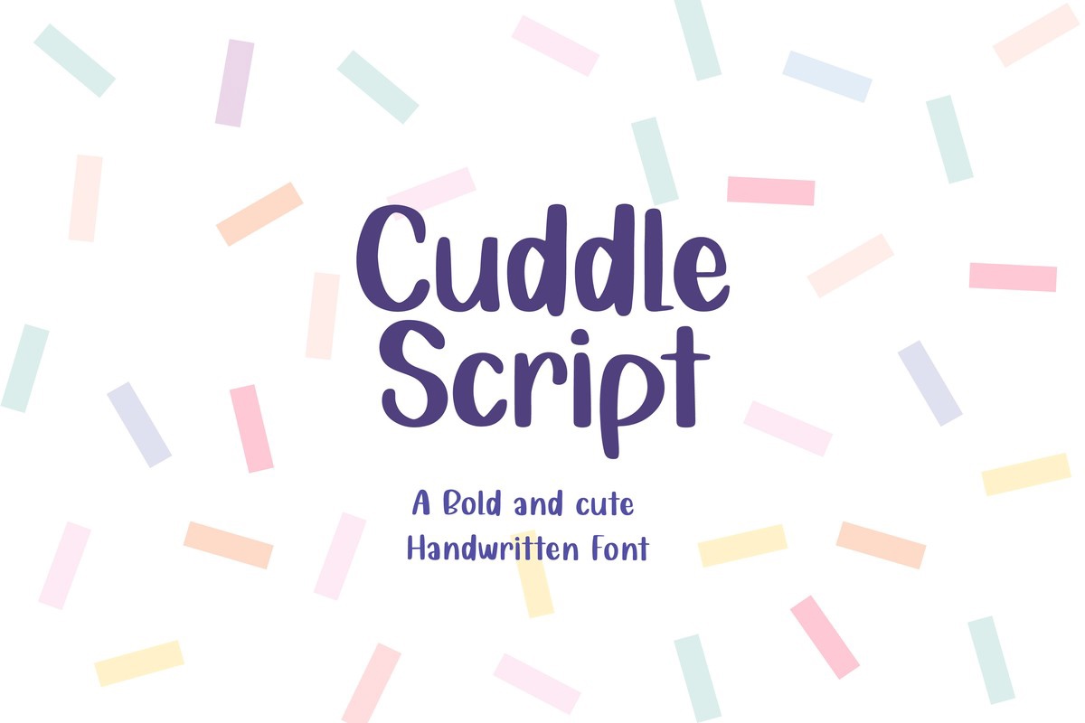 폰트 CuddleScript
